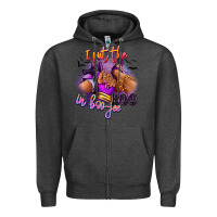 Charcoal Heather I put the boo in boo-jee sneaker and heel Zipper Hoodie - RanaPortraitStore