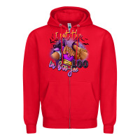 Red I put the boo in boo-jee sneaker and heel Zipper Hoodie - RanaPortraitStore