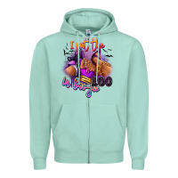 Seafoam I put the boo in boo-jee sneaker and heel Zipper Hoodie - RanaPortraitStore