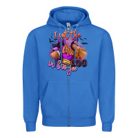 True Royal I put the boo in boo-jee sneaker and heel Zipper Hoodie - RanaPortraitStore