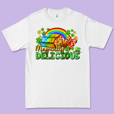 Magically Delicious St. Patricks Day Premium Tee Designed By Fadigitalartstudio