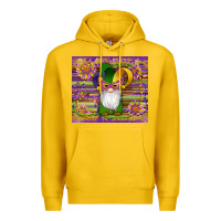 Mardi Gras Gnomes Mask Serape Sunflowers Premium Hoodie | Teevron