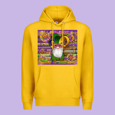 Mardi Gras Gnomes Mask Serape Sunflowers Premium Hoodie Designed By Artiststas