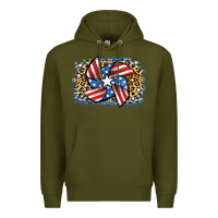 Army Green 4th of July Pinwheel Premium Hoodie - Jasminsmagicworld