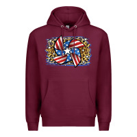 Burgundy 4th of July Pinwheel Premium Hoodie - Jasminsmagicworld