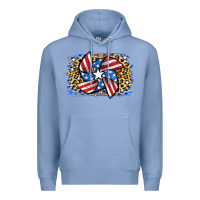 Colony Blue 4th of July Pinwheel Premium Hoodie - Jasminsmagicworld