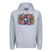 Heather Grey 4th of July Pinwheel Premium Hoodie - Jasminsmagicworld