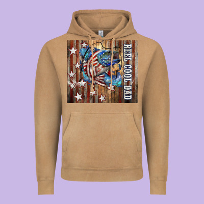 Western Reel Cool Dad American Vintage Hoodie Designed By Lillyallendesigns