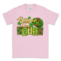 Bubblegum Pink St. Patrick's Kiss me i am irish Classic Tee - OliviaCreatesArt