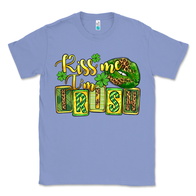 St. Patrick's Kiss Me I Am Irish Classic Tee by OliviaCreatesArt | Teevron