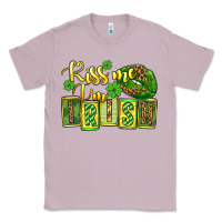 Lilac St. Patrick's Kiss me i am irish Classic Tee - OliviaCreatesArt