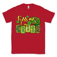 Red St. Patrick's Kiss me i am irish Classic Tee - OliviaCreatesArt