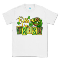 White St. Patrick's Kiss me i am irish Classic Tee - OliviaCreatesArt