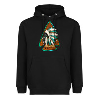 Black indian headdress arrowhead Heavyweight Hoodie - Jasminsmagicworld
