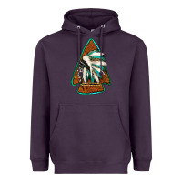 Plum indian headdress arrowhead Heavyweight Hoodie - Jasminsmagicworld