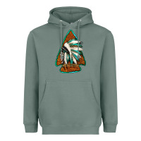Sage indian headdress arrowhead Heavyweight Hoodie - Jasminsmagicworld
