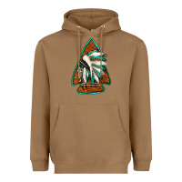 Toasted Coconut indian headdress arrowhead Heavyweight Hoodie - Jasminsmagicworld