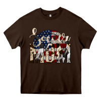 Chocolate Brown soccer mom Heavy Core Tee - Jasminsmagicworld