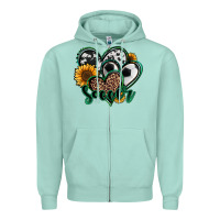 Soccer Hearts Zipper Hoodie | Teevron