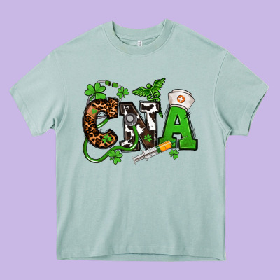 St. Patrick's Day Cna Heavy Core Tee Designed By Oliviacreatesart