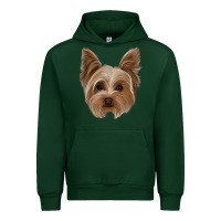 Forest Green yorkie Urban Hoodie - Jasminsmagicworld