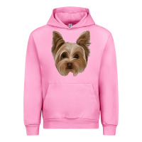 Fuchsia Pink yorkie Urban Hoodie - Jasminsmagicworld