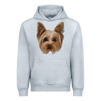 Heather Grey yorkie Urban Hoodie - Jasminsmagicworld