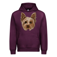 Mauve Wine yorkie Urban Hoodie - Jasminsmagicworld