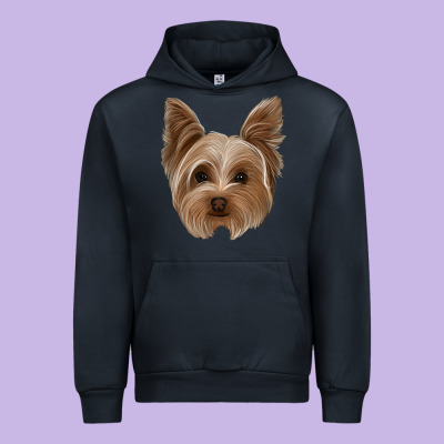 Yorkie Urban Hoodie Designed By Jasminsmagicworld