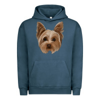 Pigment Midnight Navy yorkie Urban Hoodie - Jasminsmagicworld