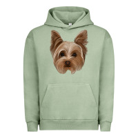 Pigment Oil Green yorkie Urban Hoodie - Jasminsmagicworld