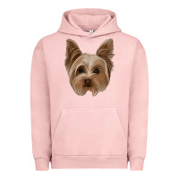 Pigment Salmon yorkie Urban Hoodie - Jasminsmagicworld