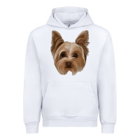 White yorkie Urban Hoodie - Jasminsmagicworld