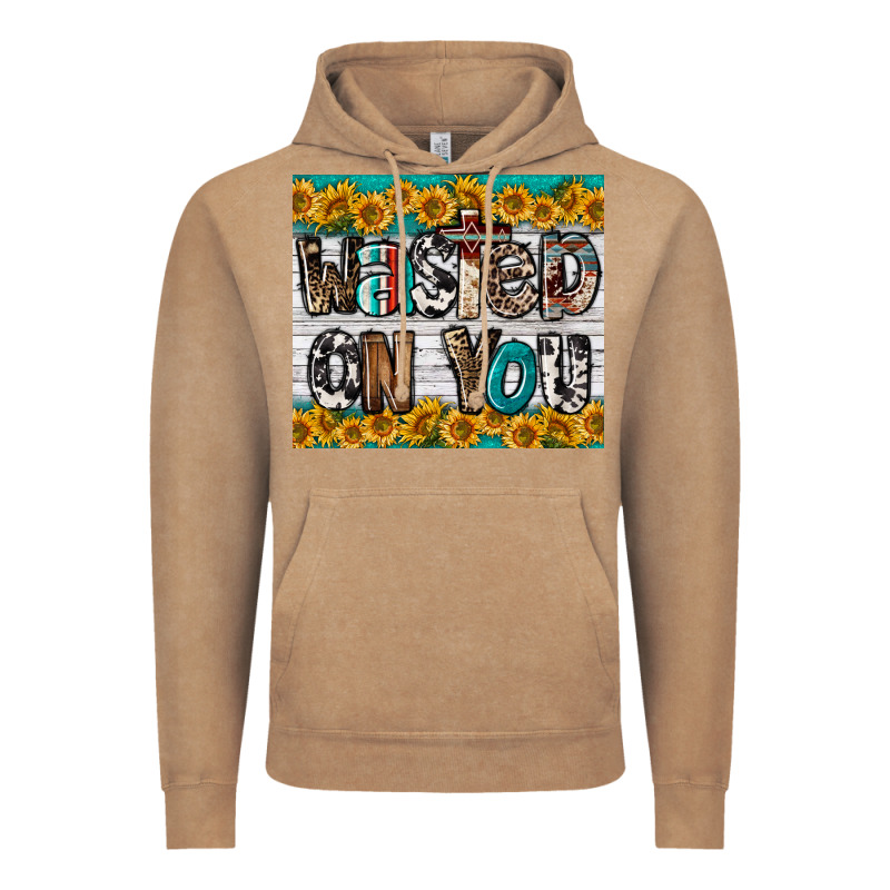 Western Wasted On You Vintage Hoodie by LillyAllenDesigns | Teevron