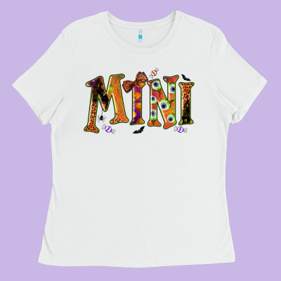 Halloween Mini Ladies Tee Designed By Bundleandbundleshop