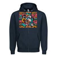 Navy nurse hearts Zipper Hoodie - Jasminsmagicworld