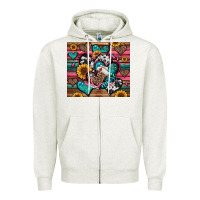 Oatmeal Heather nurse hearts Zipper Hoodie - Jasminsmagicworld