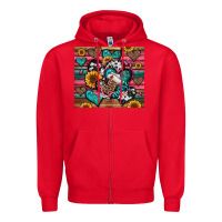 Red nurse hearts Zipper Hoodie - Jasminsmagicworld