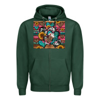 Sports Green nurse hearts Zipper Hoodie - Jasminsmagicworld