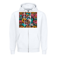 White nurse hearts Zipper Hoodie - Jasminsmagicworld