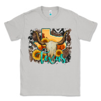 Moon Dust western texas  and cowhide with sunflower Classic Tee - Artiststas