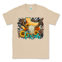 Mushroom western texas  and cowhide with sunflower Classic Tee - Artiststas