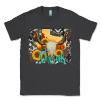 Smoke western texas  and cowhide with sunflower Classic Tee - Artiststas