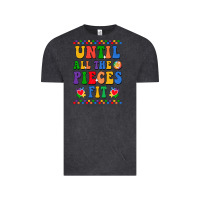 Vintage Black Until all the pieces fit Vintage Tee - CowhideDigitalArt