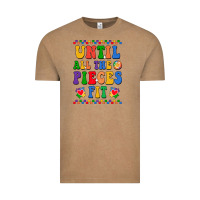 Vintage Coffee Until all the pieces fit Vintage Tee - CowhideDigitalArt