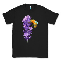 Black honey bee with lavender fa element Classic Tee - FaDigitalArtStudio
