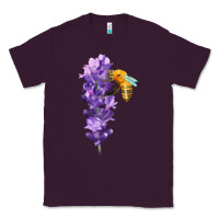 Plum honey bee with lavender fa element Classic Tee - FaDigitalArtStudio
