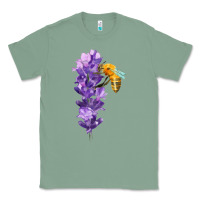 Sage honey bee with lavender fa element Classic Tee - FaDigitalArtStudio
