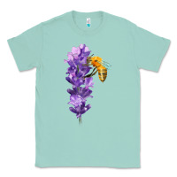 Seafoam honey bee with lavender fa element Classic Tee - FaDigitalArtStudio