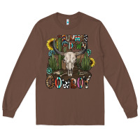 Chestnut summer down cowboy Long Sleeve Tee - CowhideDigitalArt